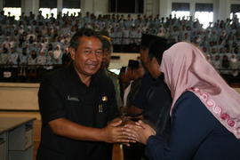 PELANTIKAN PEJABAT ESELON III DAN IV, SUMPAH JABATAN PNS, PENYERAHAN KONVERSI NIP DAN SK KENAIKAN...